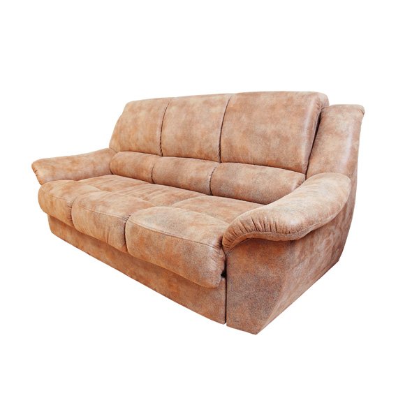 Beige Leather Sofa