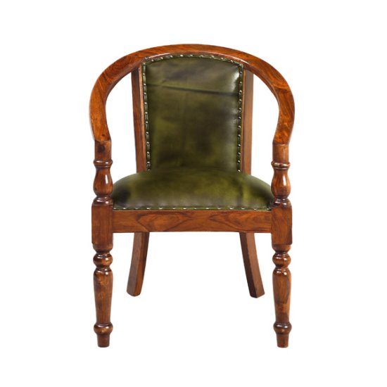 Leather Parlour Chair