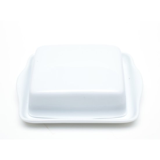White China Butter Dish