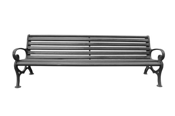 Black Painted Garden Bench