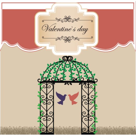 Gazebo Love Doves