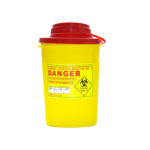 Contaminated Sharps Disposal Bin