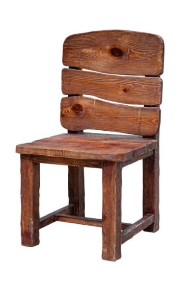 Dark Wood Child's Chair