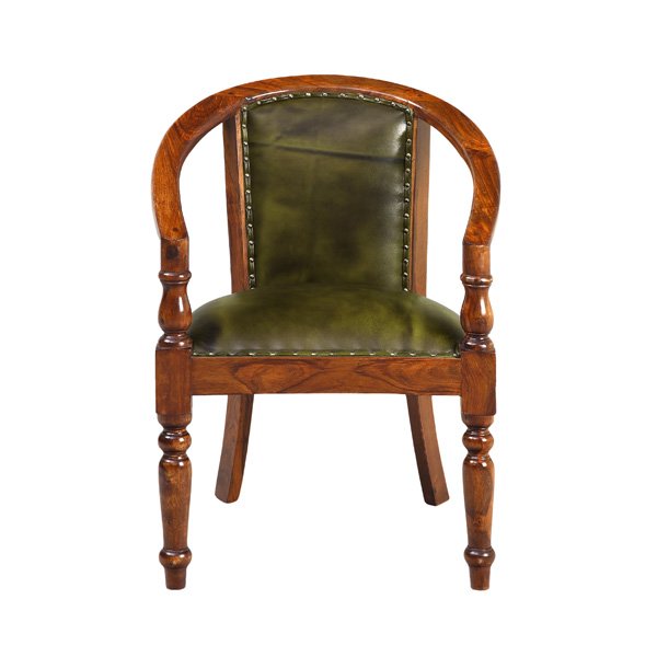Leather Parlour Chair