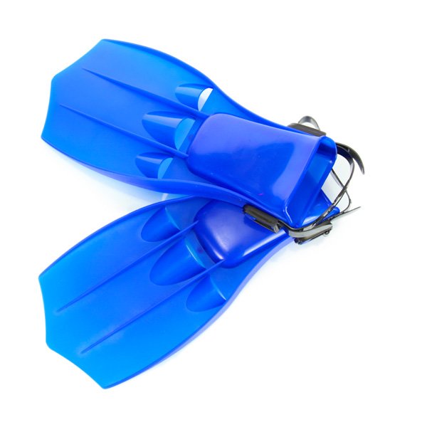 Blue Diving Flippers