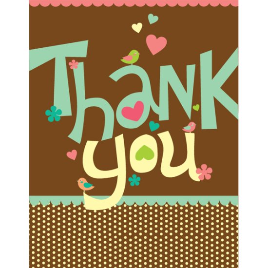 Chirping Birds Thank You